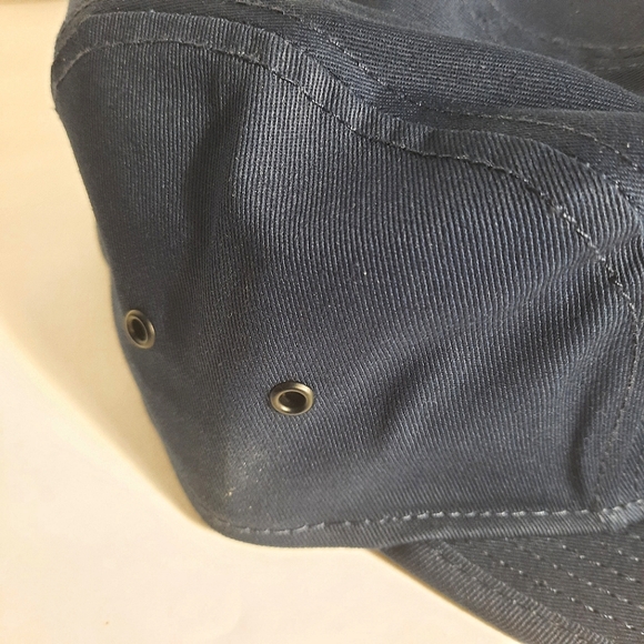 NEW Atlanta Braves A Logo 5 Panel Camper Strapback Hat NAVY - Picture 5 of 5